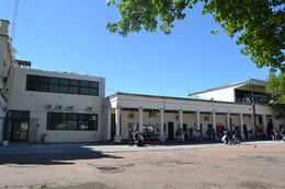 Vista desde el patio de la Facultad